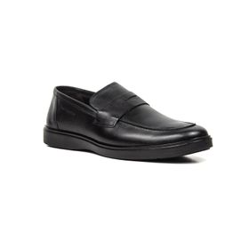 Mocasines Para Hombre Cuero Ramon Negro Hush Puppies