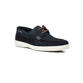 Mocasines Para Hombre Cuero Remo Azul Hush Puppies
