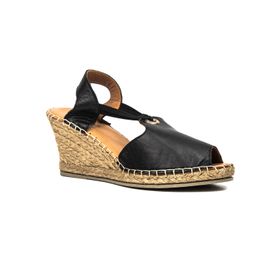 Sandalias Para Mujer Cuero Celia Negro Hush Puppies