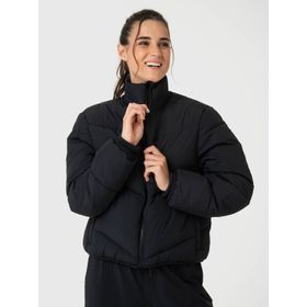 Casaca Para Mujer Puffa Negro Bsoul