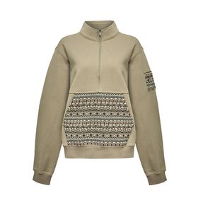 Poleron Algodón Orgánico Para Mujer Lika Verde Rockford