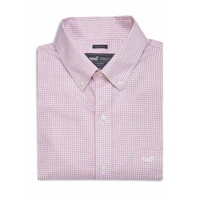 Camisa M/L Algodón Para Hombre Wf Pb Rosa Rockford
