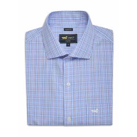 Camisa M/L Algodón Para Hombre Wf Pc Azul Rockford