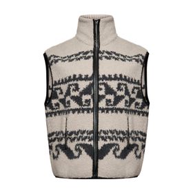 Chaleco Acrílico/Lana Para Mujer Lantana Beige Rockford