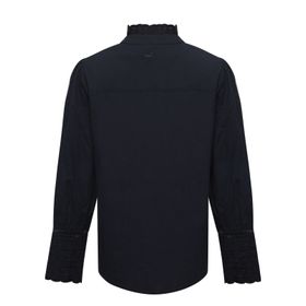 Blusa M/L Algodón Orgánico Para Mujer Petunia Azul Rockford