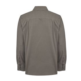 Camisa M/L Algodón Orgánico Para Hombre Corduroy Café Rockford