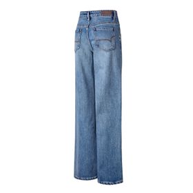 Jeans Algodón Para Mujer Fitz Azul Rockford