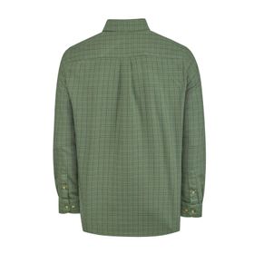 Camisa M/L Algodón/Lana Para Hombre Wool Verde Rockford
