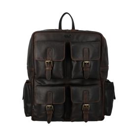 Mochila Cuero Unisex Tc Wolff Back Marrón Rockford