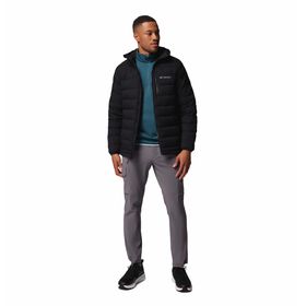Casaca Para Hombre de Plumas Con Capucha Drift Peak™ Negra Vestuario