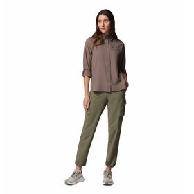 Blusa Para Mujer Manga Larga Silver Ridge™ Utility II Marron Vestuario
