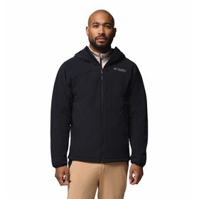 Casaca Para Hombre Sintética Con Capucha Silver Leaf™ Negra Vestuario
