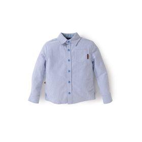 Camisa Manga Larga Para Niño Lumix Algodón Celeste Hush Puppies Kids