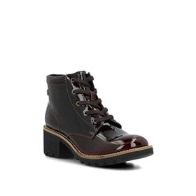 Botín Para Mujer Sintetico Sula Burgundy Hush Puppies