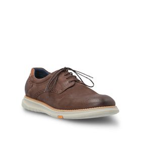 Zapato Para Hombre Cuero Nerio Marron Hush Puppies