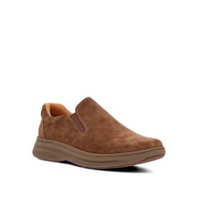 Slip On Para Hombre Cuero Hunt II Café Hush Puppies