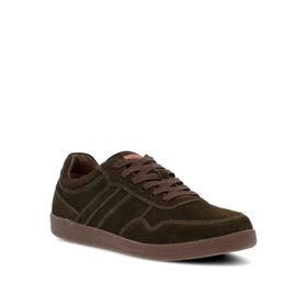 Zapatilla Para Hombre Cuero Mare Café Hush Puppies