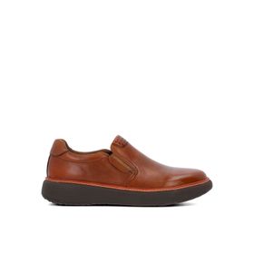 Slip On Para Hombre Cuero Lite G Café Hush Puppies