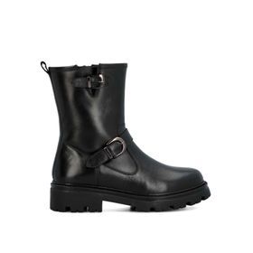 Botín Para Mujer Cuero Bunda Negro Hush Puppies