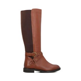 Bota Para Mujer Cuero Jesu Café Hush Puppies