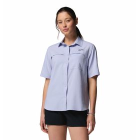 Blusa Manga Corta PFG Castback™ Morada Para Mujer