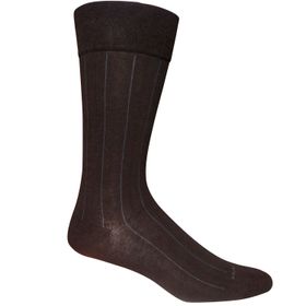 MEDIAS HUSH PUPPIES ALGODÓN/SPANDEX CO NONTIGHT BROADRIB CAFÉ PARA HOMBRE
