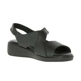 Sandalia Para Mujer Cuero Lifestyle 2 Negro Hush Puppies