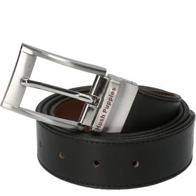 CORREA HUSH PUPPIES CUERO REVERSIBLE NEGRO PARA HOMBRE