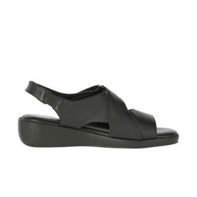 Sandalia Para Mujer Cuero Lifestyle 2 Negro Hush Puppies