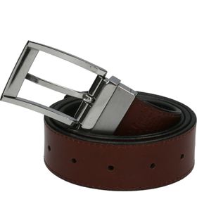 CORREA HUSH PUPPIES CUERO REVERSIBLE NEGRO PARA HOMBRE