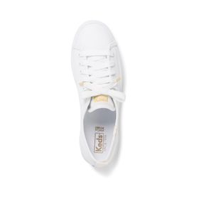 ZAPATILLA KEDS TRIPLE UP LEATHER WHITE PARA MUJER