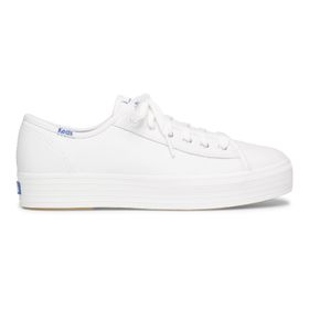 ZAPATILLA KEDS ZAPATILLATRIPLE KICK LEATHER WHITE PARA MUJER