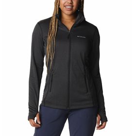 CASACA PARA MUJER FLEECE CIERRE COMPLETO PARK VIEW™ NEGRA COLUMBIA