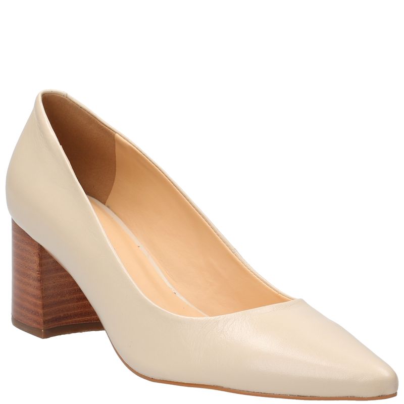 Zapato-Para-Mujer-Cuero-Nora-beige-Crudo-Hush-Puppies