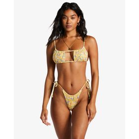 Bikini Bottom  Mujer Southern Floral Ruched  Hike Multicolor Billabong