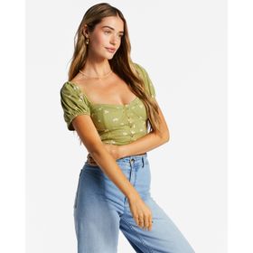 BLUSA  MUJER SWEET MEMORY VERDE BILLABONG