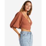 Blusa--Mujer-Del-Sole-Top-Marron-Billabong