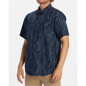 Camisa  Manga Corta Hombre Sundays Mini Azul Billabong