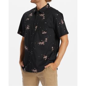 Camisa  Manga Corta Hombre Sundays Mini Negro Billabong