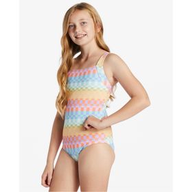 One Piece  Niña Paradise Check One Piece Multicolor Billabong