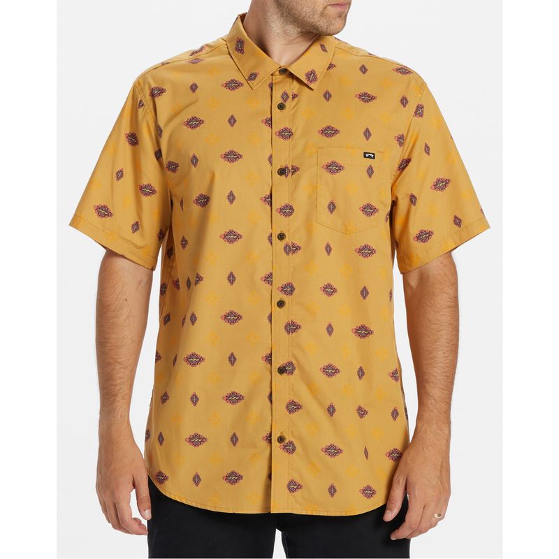 Camisa-Manga-Corta-Hombre-Sundays-Mini-Amarillo-Billabong