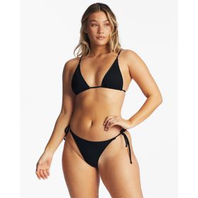 Bikini Bottom  Mujer Sol Searcher Tie Side Tanga Negro Billabong