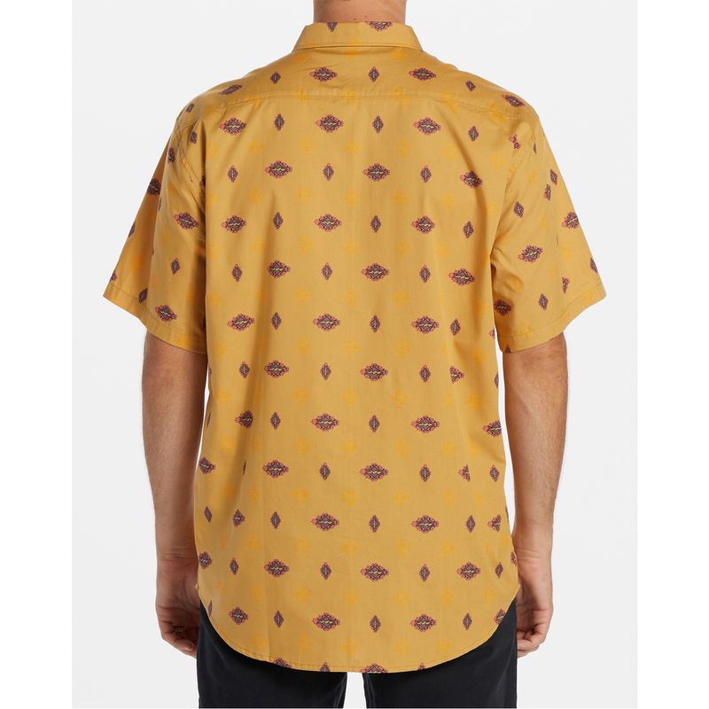 Camisa-Manga-Corta-Hombre-Sundays-Mini-Amarillo-Billabong