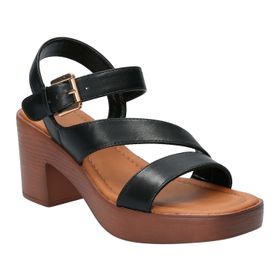 Sandalia Para Mujer Sintético Chloe Negro Hush Puppies
