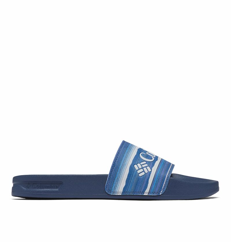 Sandalia-Columbia-Hood-River™-Slide-Azul-Para-Hombre