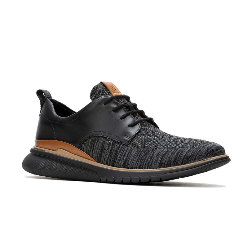 Zapato-Para-Hombre-Cuero-Advance-Hybrid-Lace-Latam-Negro-Hush-Puppies