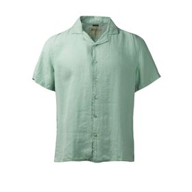 Camisa Rockford Lino Orgánico Braga Verde Para Hombre