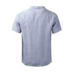 Camisa-M-L-Para-Hombre-Lino-Organico-Braga-Azul-Rockford