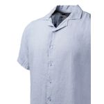 Camisa-M-L-Para-Hombre-Lino-Organico-Braga-Azul-Rockford