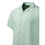 Camisa-M-L-Para-Hombre-Lino-Organico-Braga-Verde-Rockford